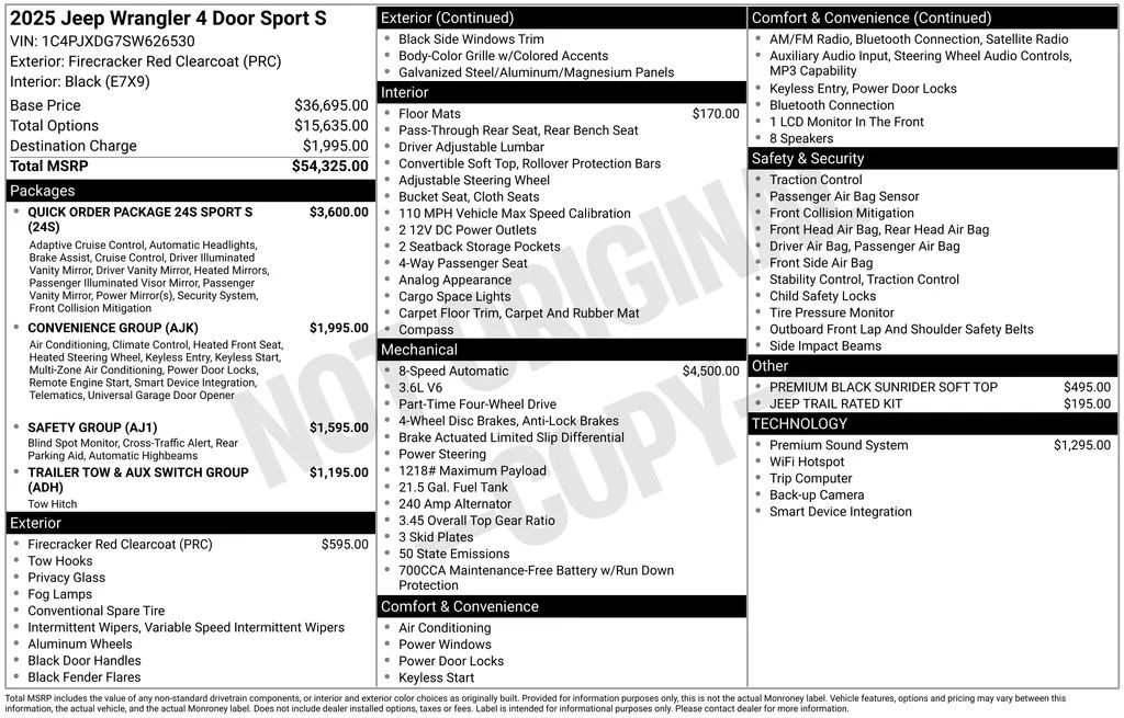 2025 Jeep Wrangler 4-Door Sport S - Photo 6