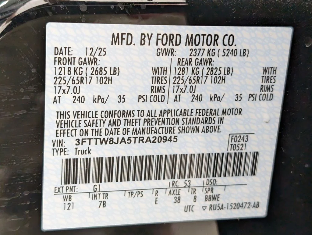 New 2026 Shadow Black Ford XLT image 10