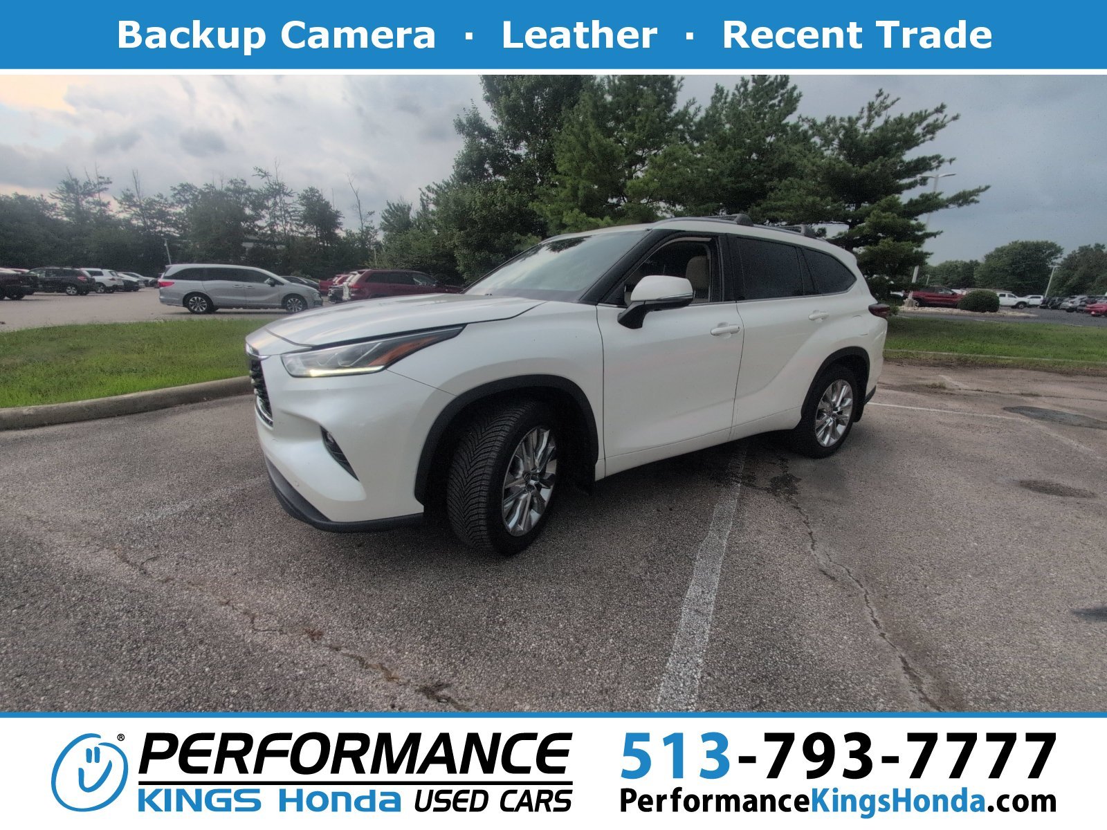 Used 2020 Blizzard Pearl Toyota Limited image 1