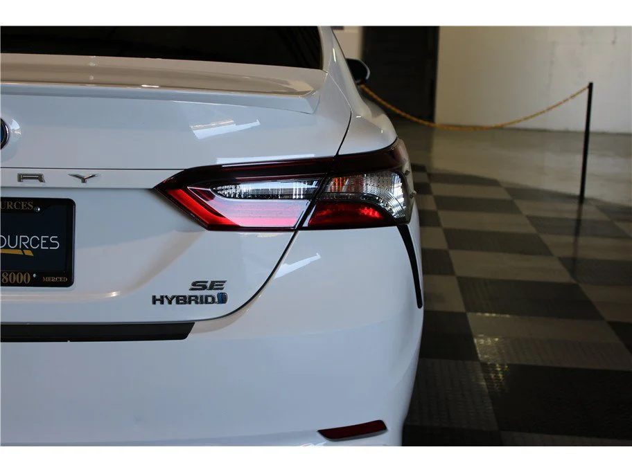 Used 2021 White Toyota Hybrid SE image 8