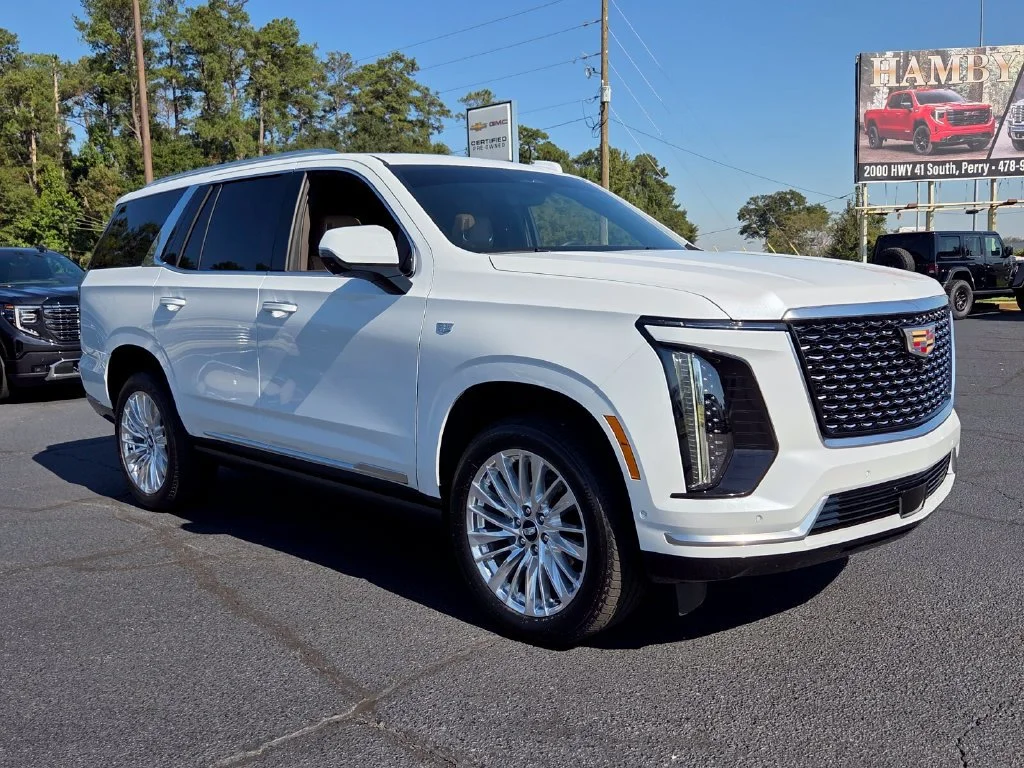 Used 2026 Vibrant White Tricoat Cadillac Luxury image 1