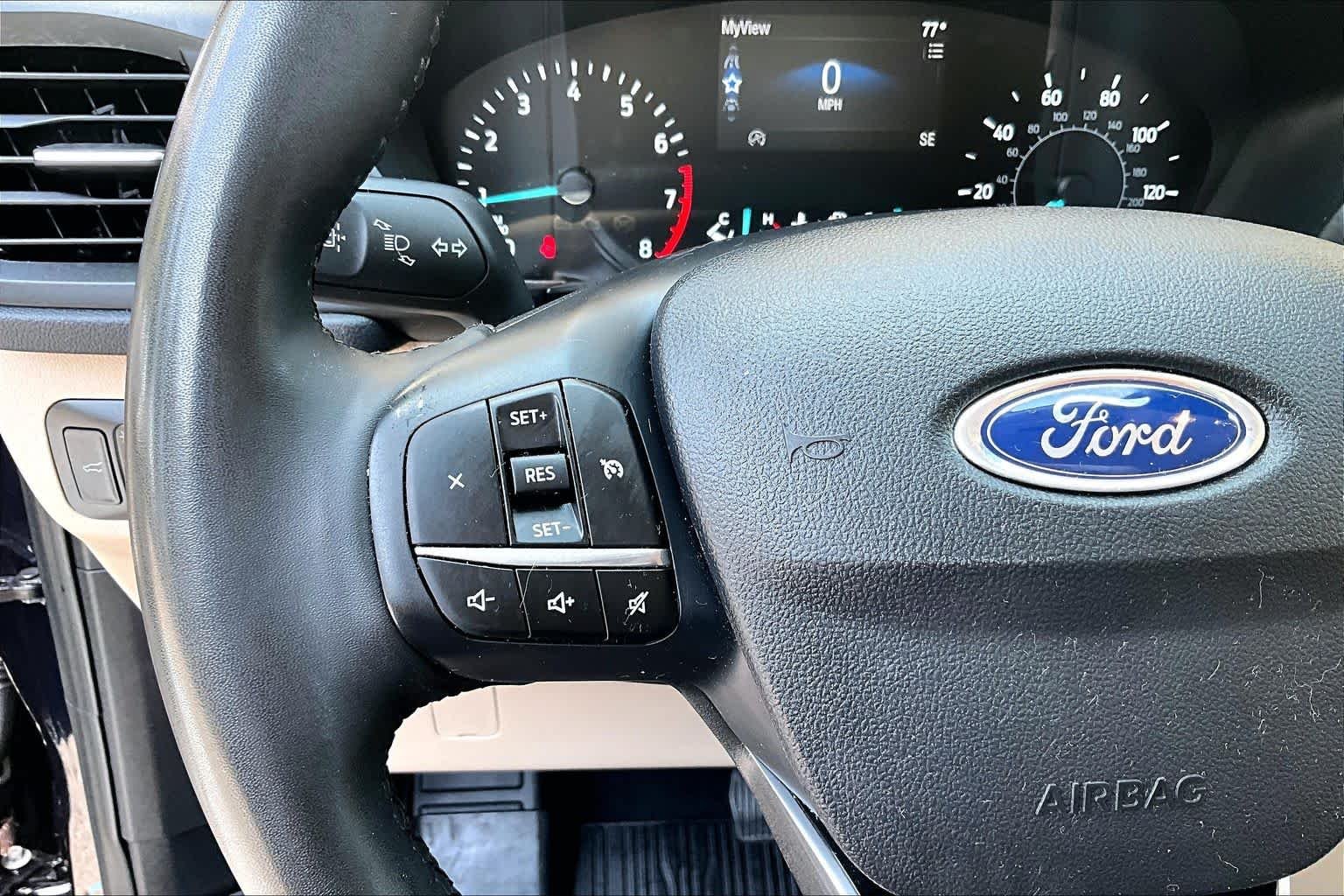 Used 2021 Antimatter Blue Metallic Ford SE image 23