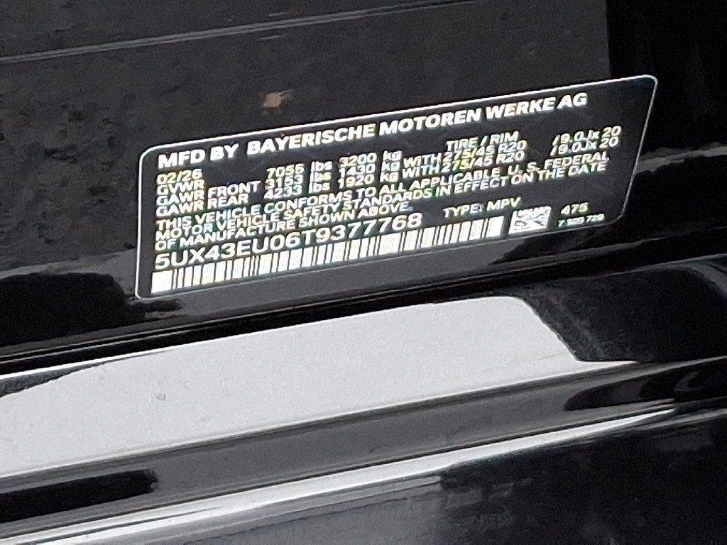 Used 2026 Black Sapphire Metallic BMW xDrive50e image 10
