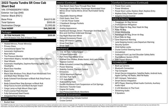 Used 2023 White Toyota SR image 8