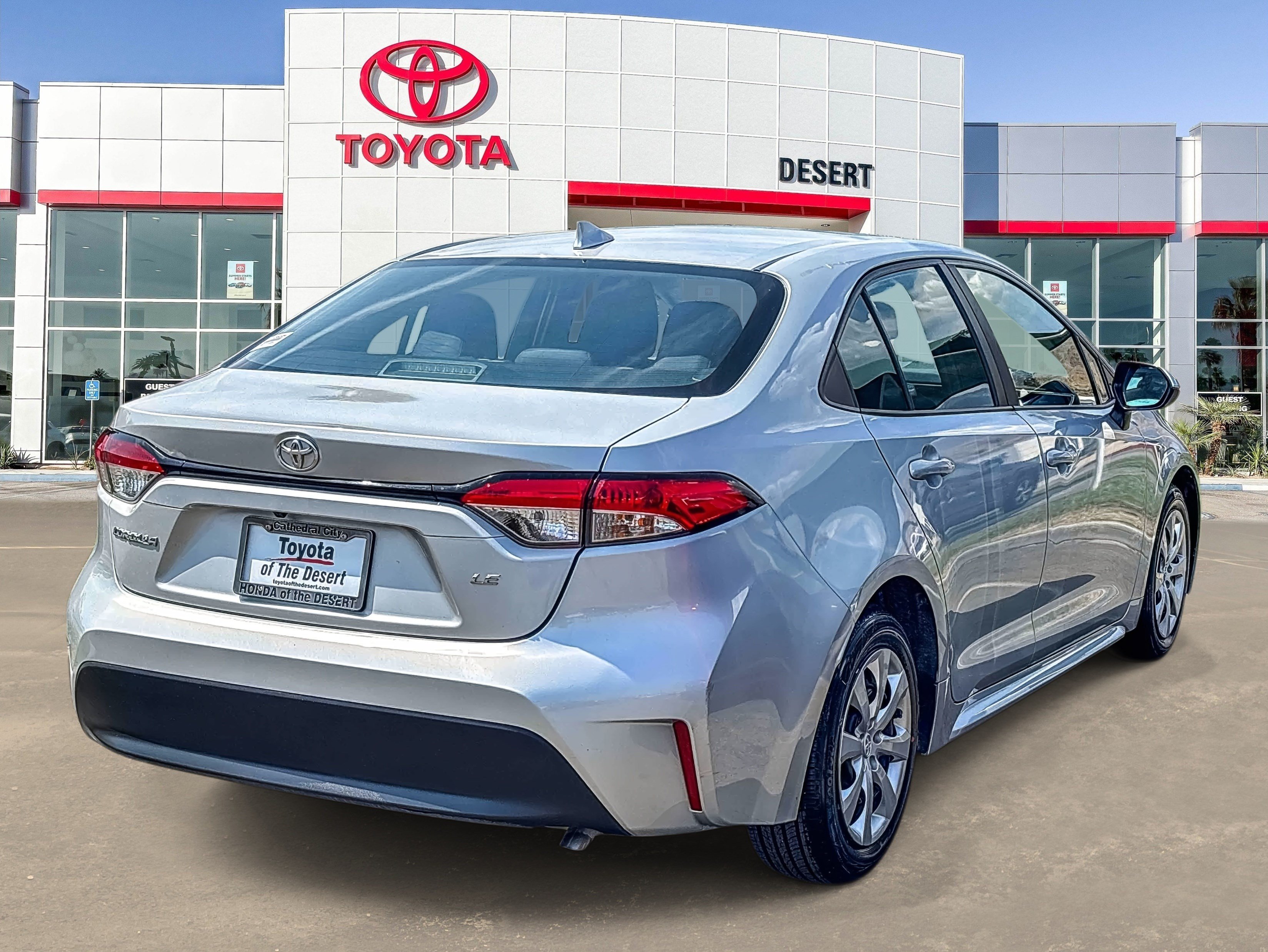 Used 2024 Classic Silver Metallic Toyota LE image 6