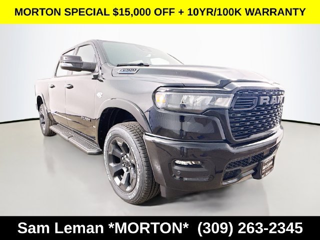 New 2026 Diamond Black Crystal Pearl-Coat Exterior Paint Ram Big Horn/Lone Star image 1