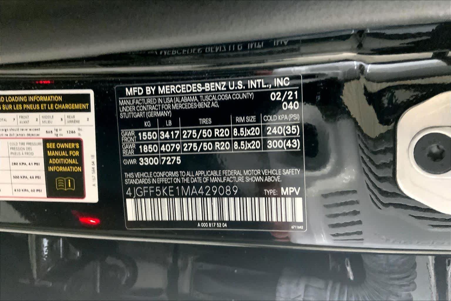 Used 2021 Black Mercedes-Benz GLS 450 image 32