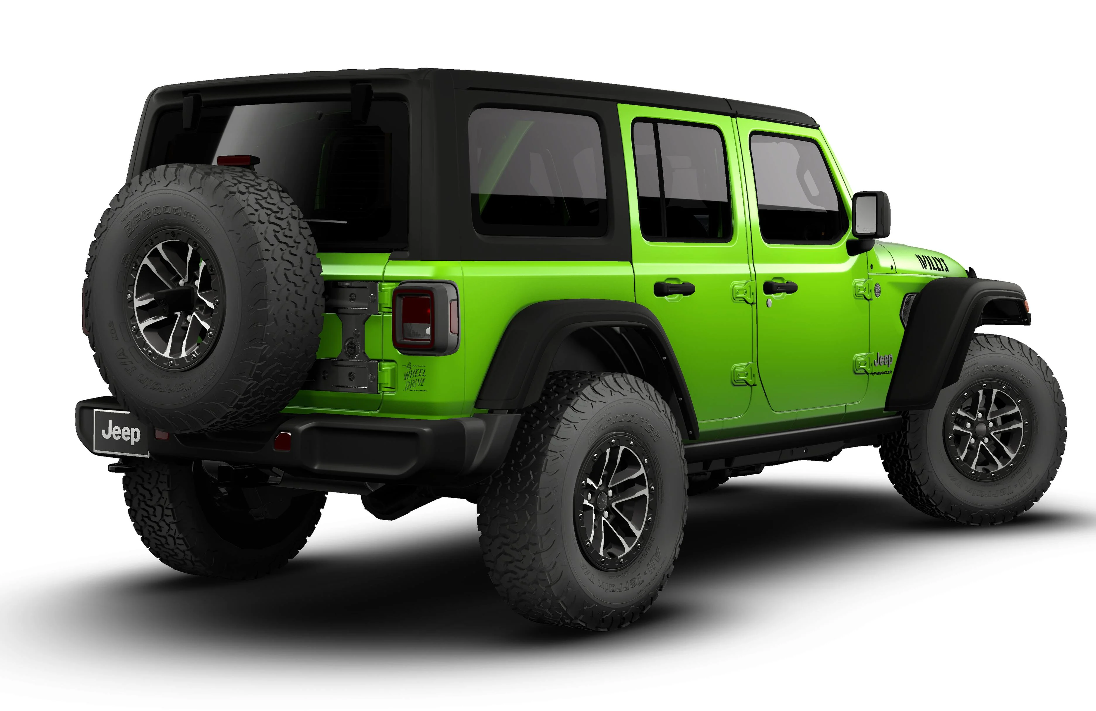 New 2026 Mojito Clear-Coat Exterior Paint Jeep Willys image 14