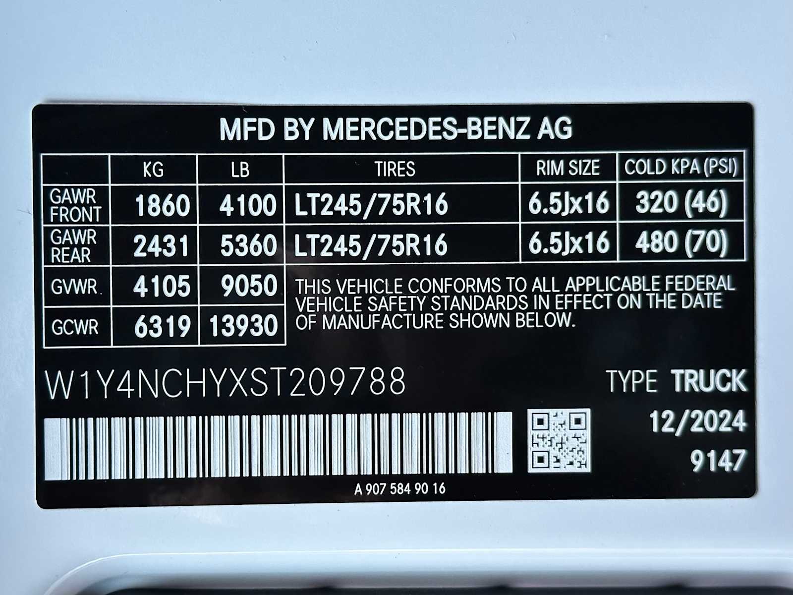 2025 Mercedes-Benz Sprinter Cargo Van Base - Photo 26