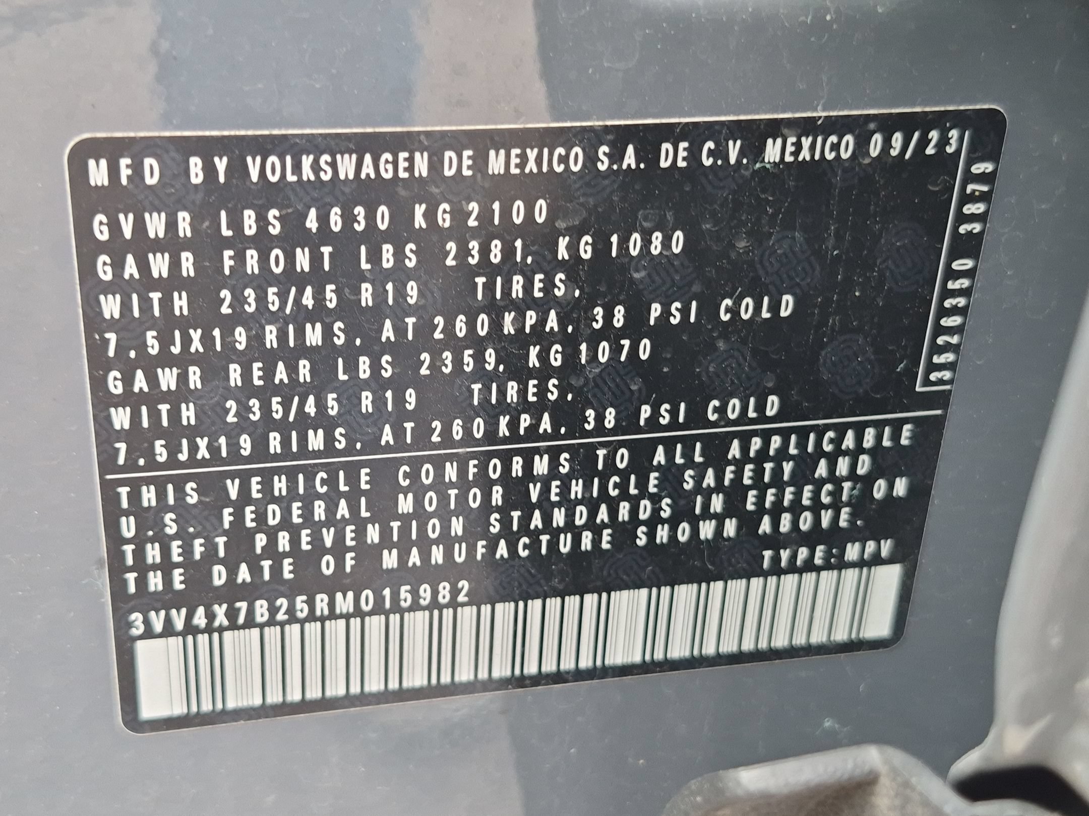 Used 2024 Gray Volkswagen SEL image 21