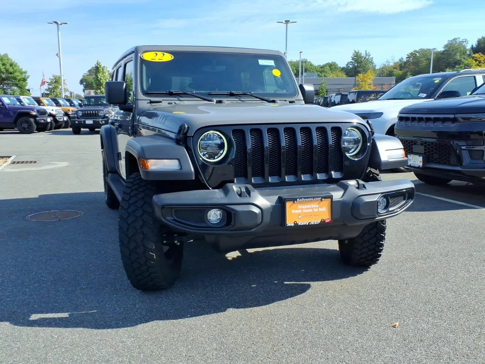 Certified Used 2022 Sting-Gray Clearcoat Jeep Unlimited Willys image 4