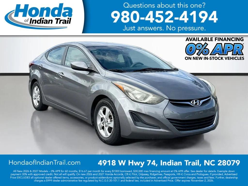 2014 Hyundai Elantra SE