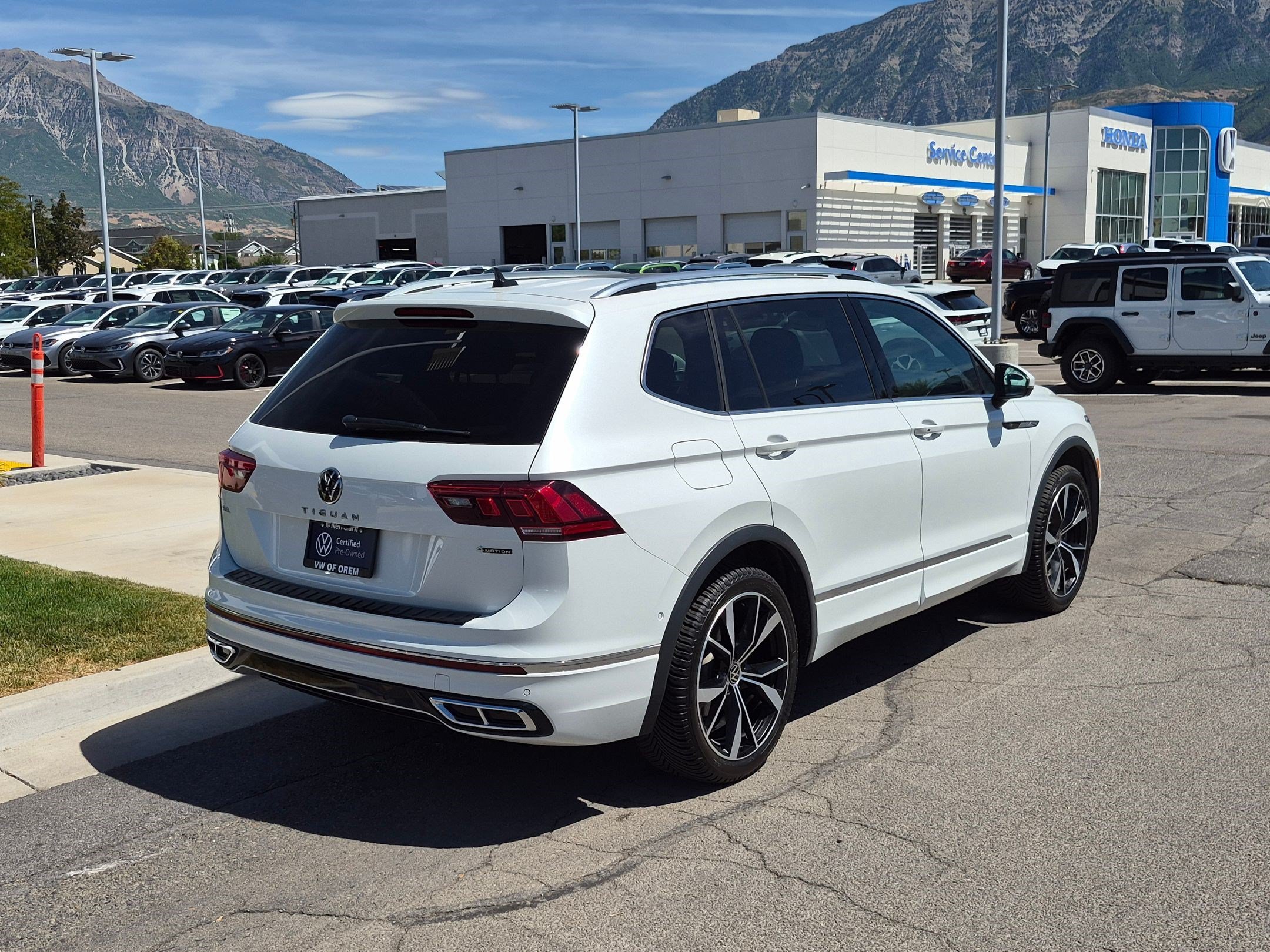 Certified Used 2023 Opal White Volkswagen SEL R-Line image 3