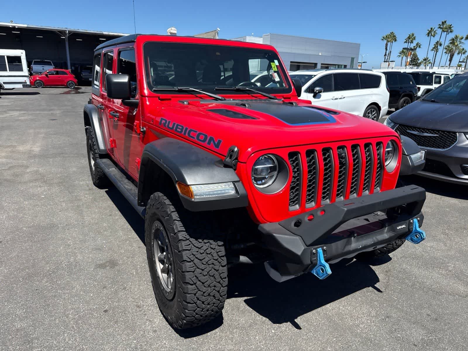 Used 2021 Firecracker Red Clearcoat Jeep Unlimited Rubicon image 7