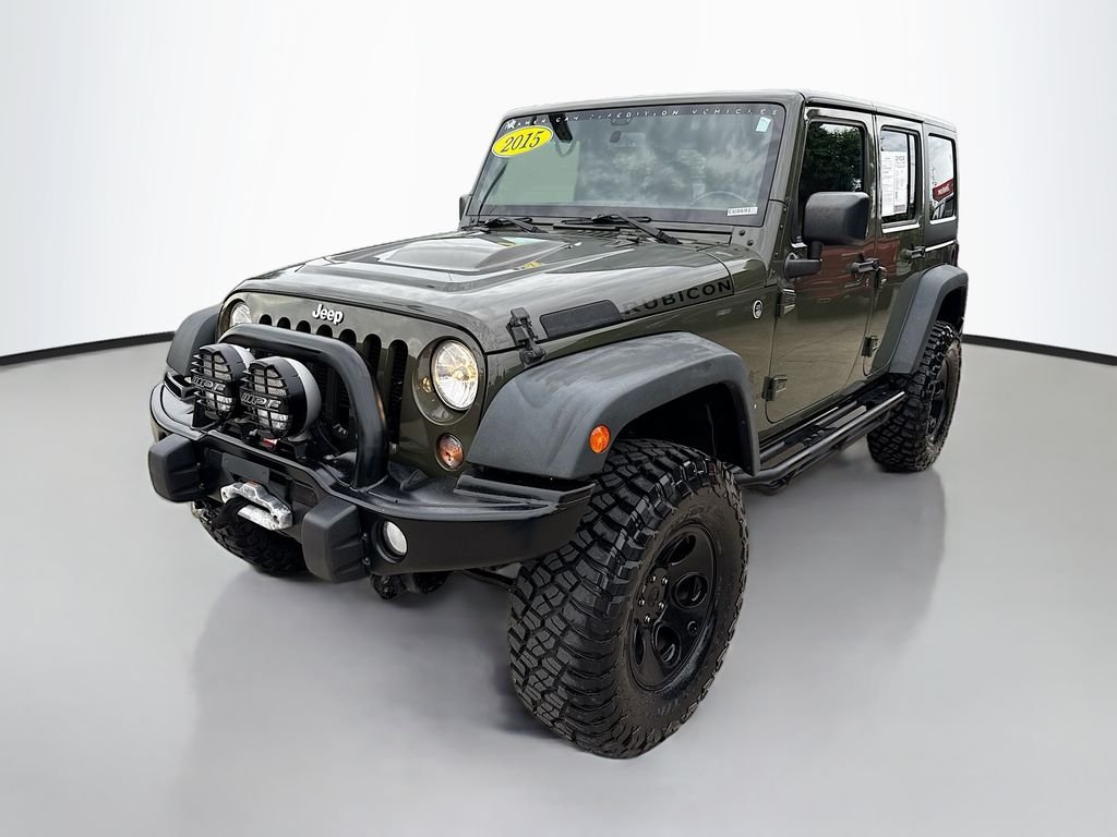 Used 2015 Tank Clearcoat Jeep Rubicon AEV image 3