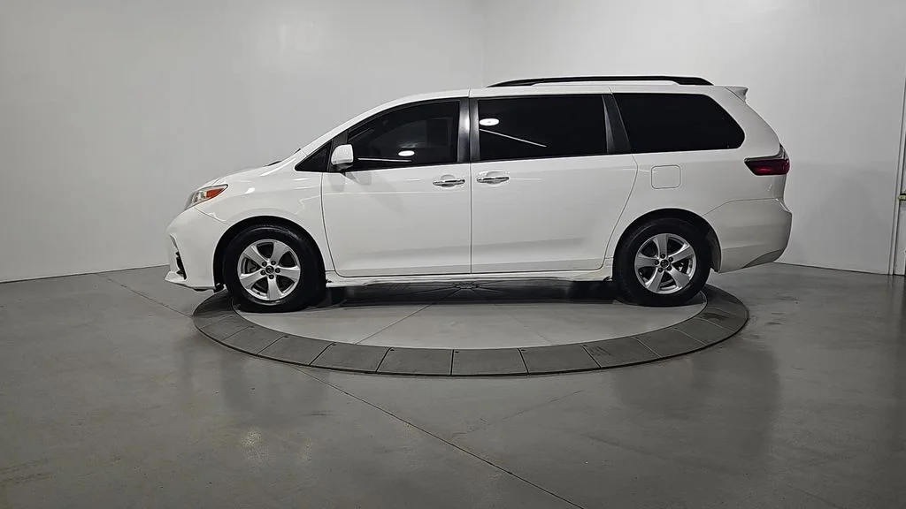 Used 2019 White Toyota LE image 2