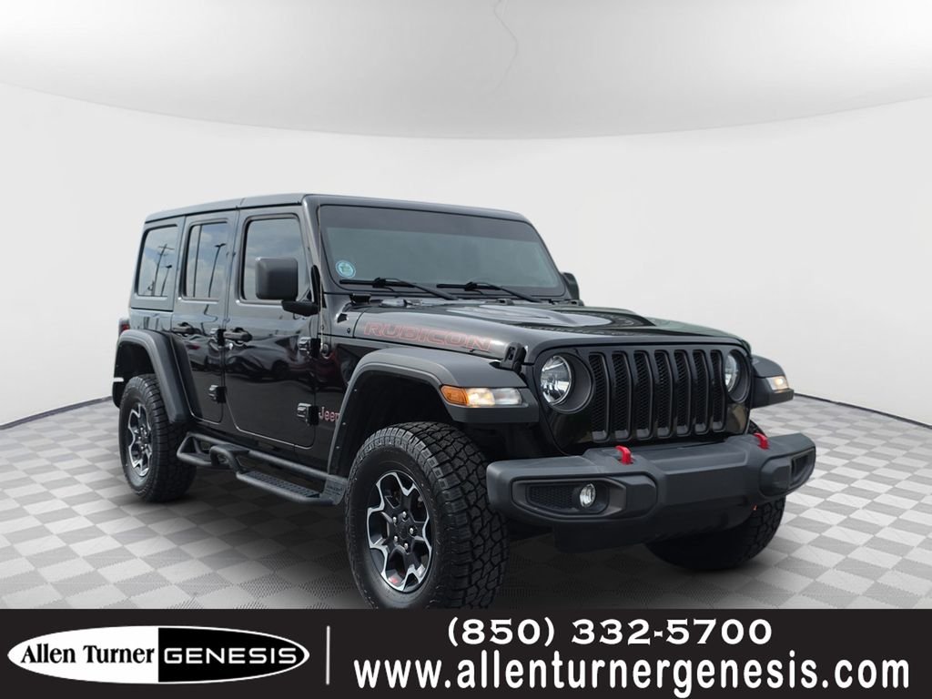 Used 2023 Black Jeep Rubicon image 1