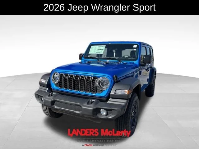 New 2026 Hydro Blue Pearl-Coat Exterior Paint Jeep Sport image 2