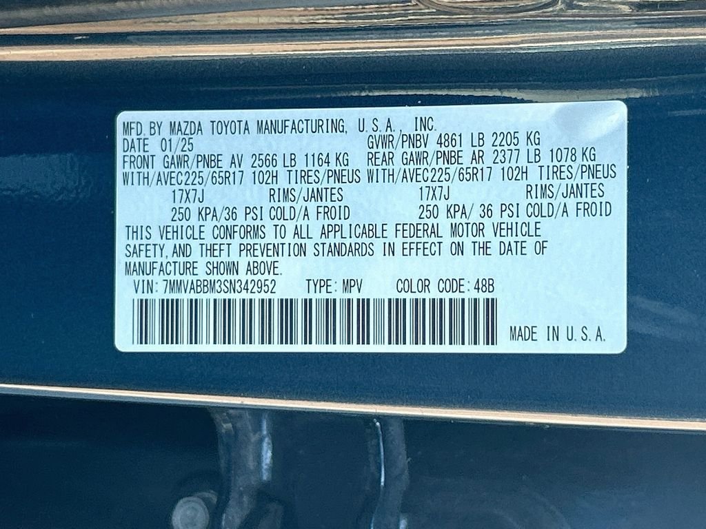 Certified Used 2025 Ingot Blue Metallic Mazda 2.5 S Preferred Package image 31