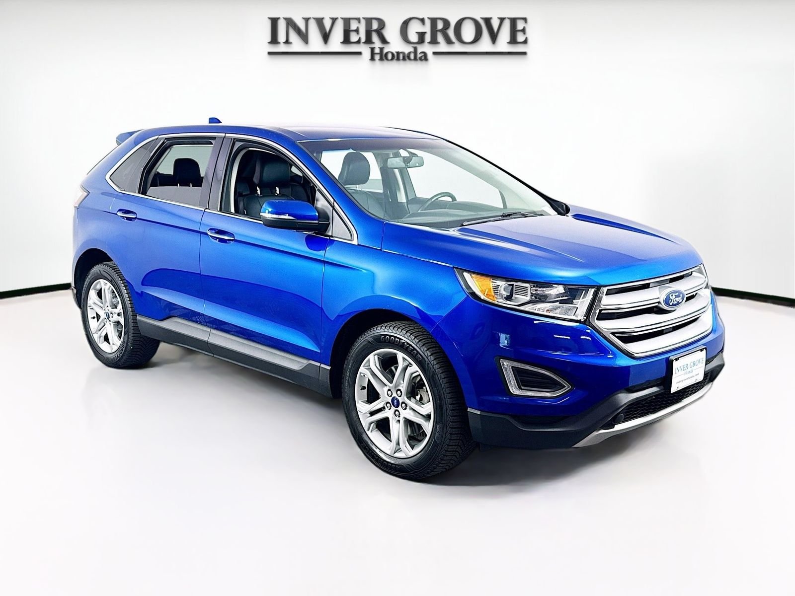 Used 2018 Lightning Blue Metallic Ford Titanium image 3