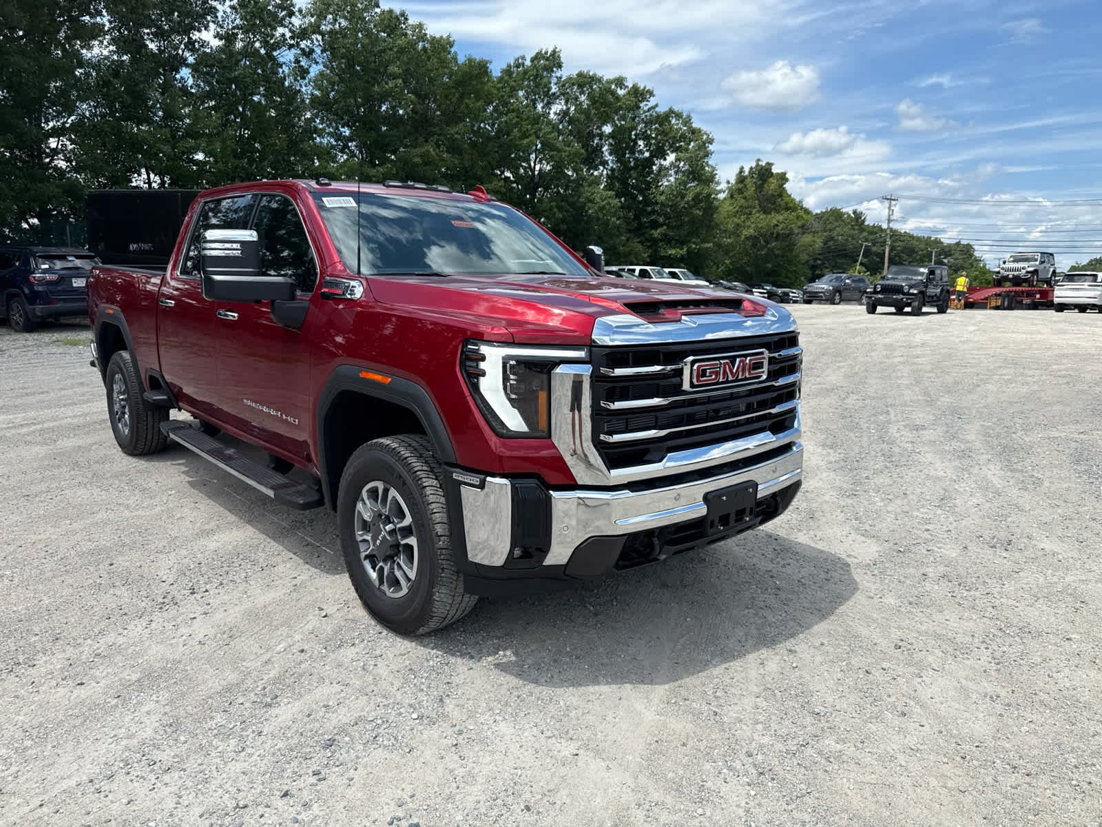 New 2026 Volcanic Red Tintcoat GMC SLT image 7