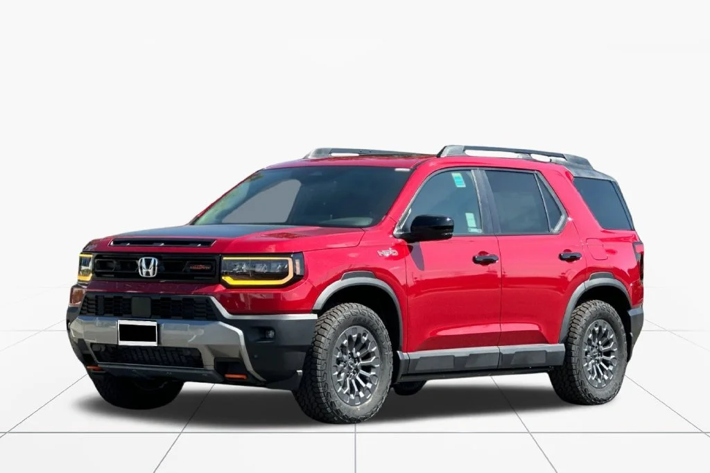 New 2026 Radiant Red Metallic II Honda TrailSport Blackout image 8