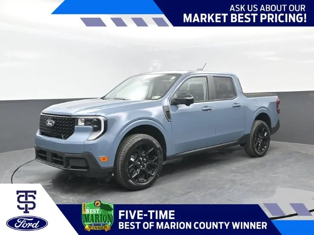 New 2026 Azure Gray Metallic Tri-Coat Ford Lariat® image 1
