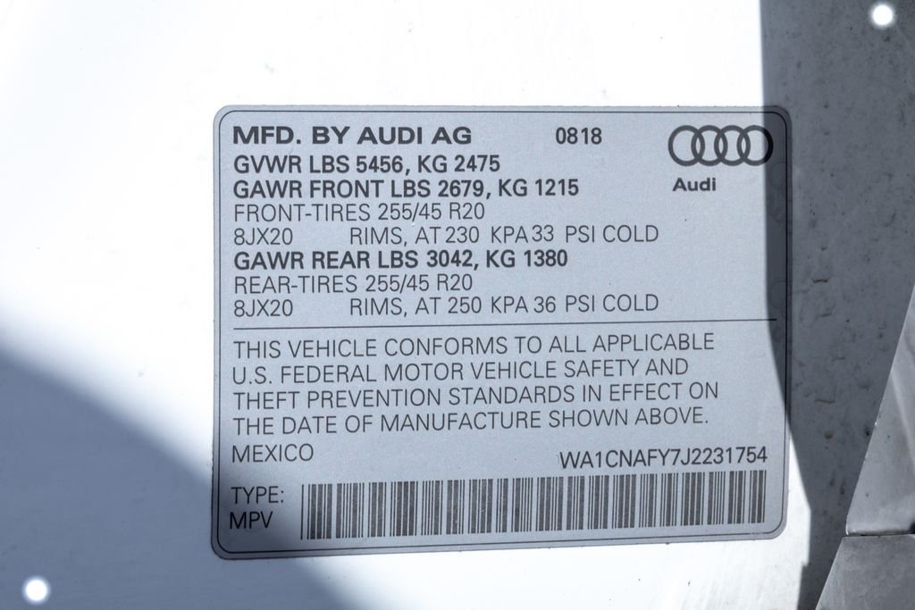 Used 2018  Audi 2.0T Prestige image 39
