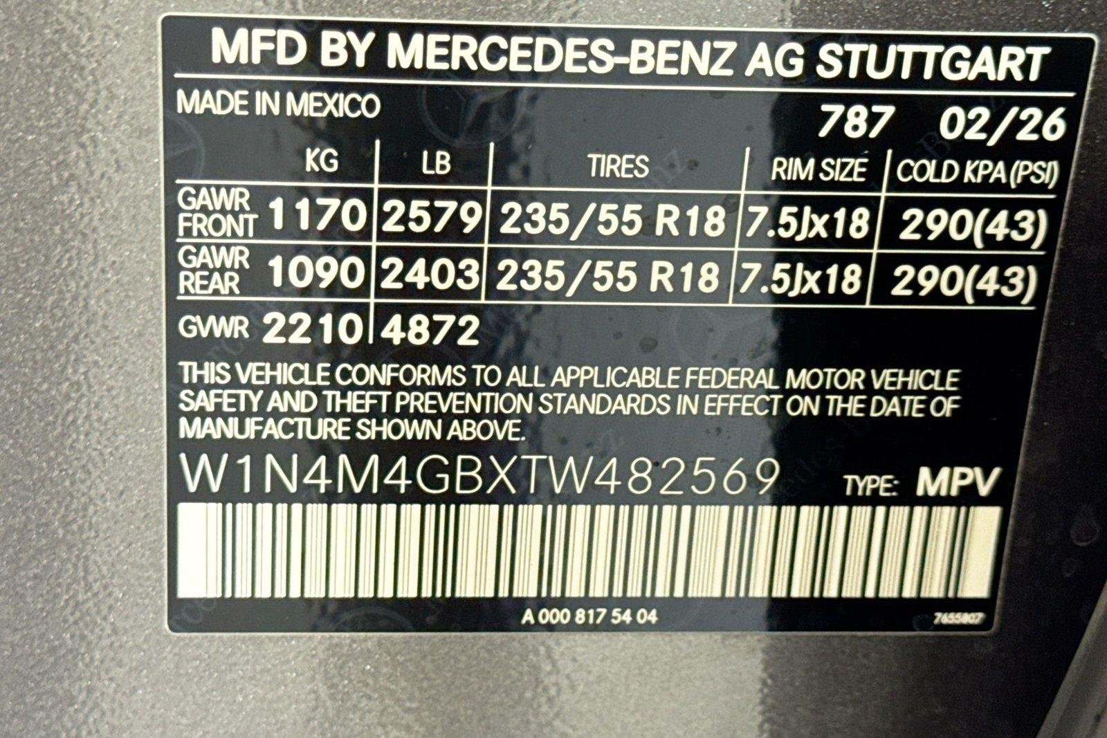 New 2026 Mountain Grey Metallic Mercedes-Benz GLB 250 image 30