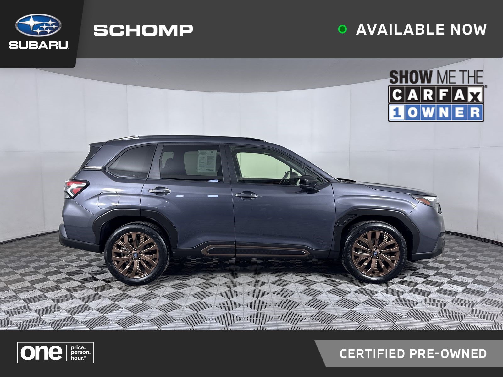 Certified Used 2025 Magnetite Gray Metallic Subaru Sport image 1
