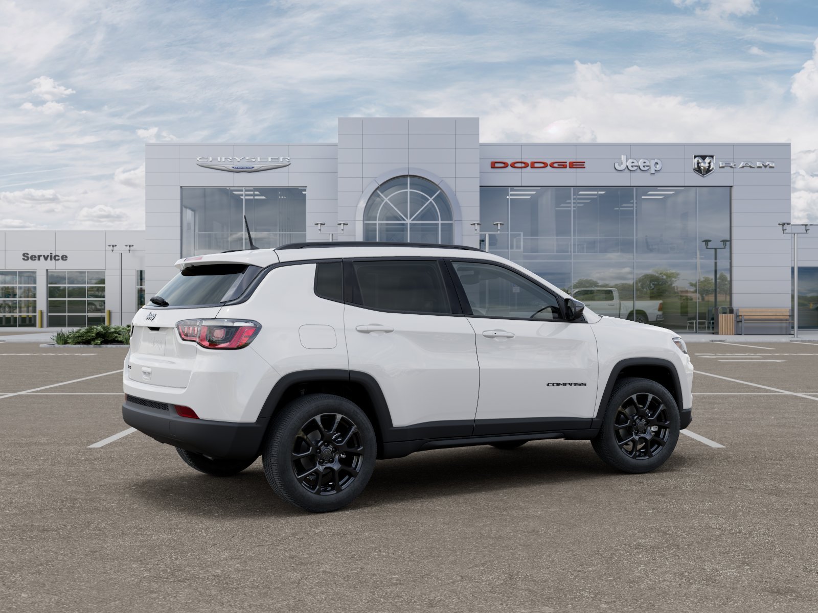 New 2026 Bright White Clear-Coat Exterior Paint Jeep Latitude image 30