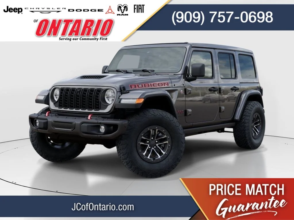 New 2026 Granite Crystal Metallic Clear-Coat Exterior Paint Jeep Rubicon X image 1