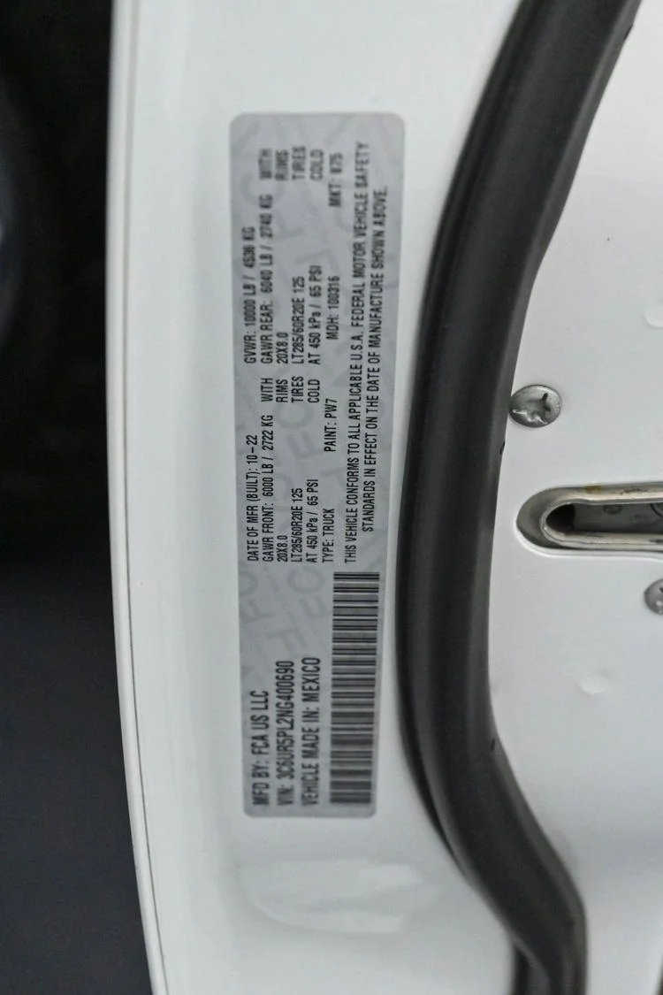 Used 2022 Bright White Clearcoat Ram Longhorn image 39
