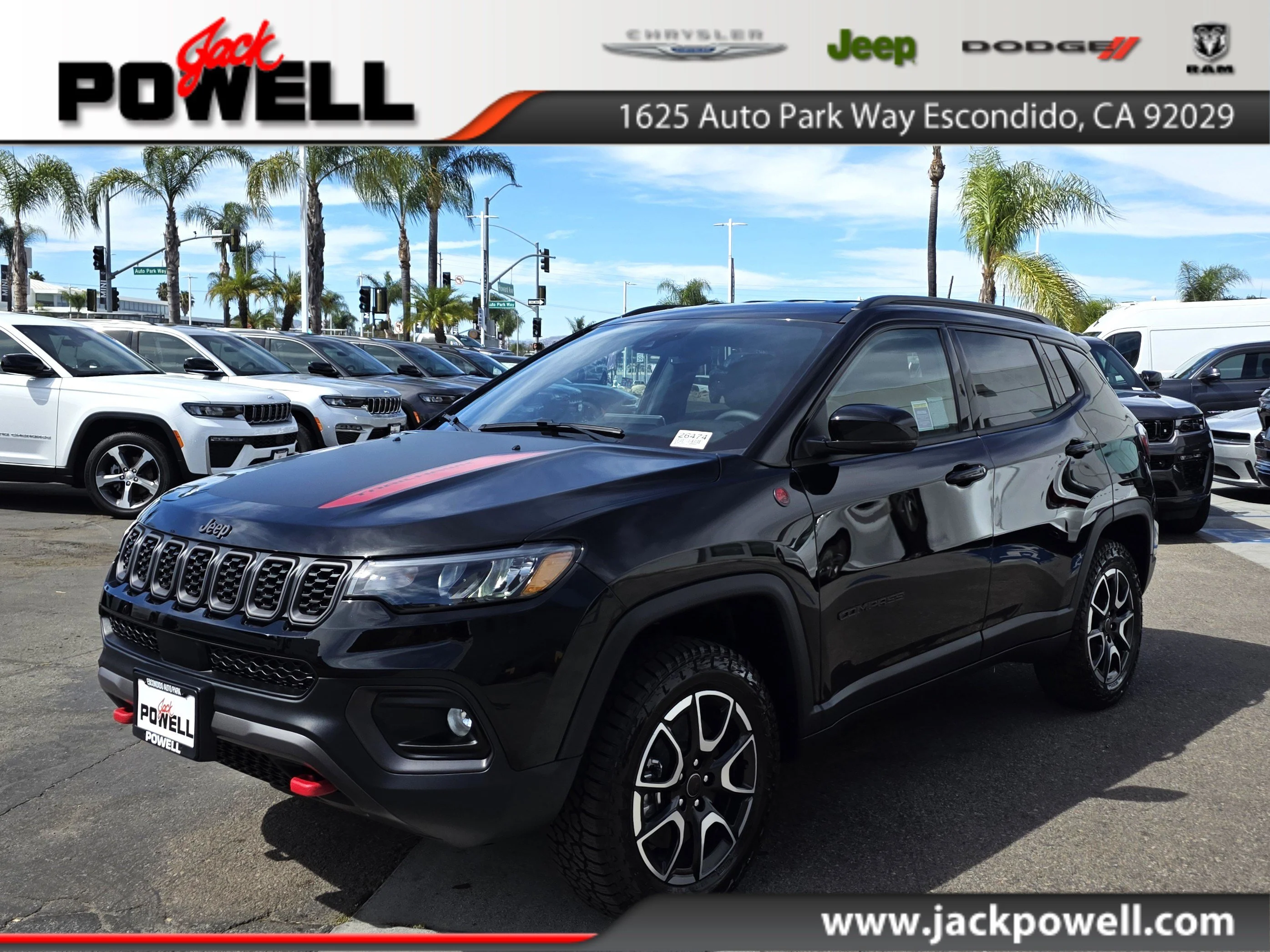 New 2026 Diamond Black Jeep Trailhawk image 1