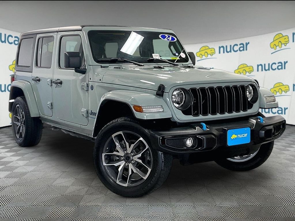 Used 2024 Gray Jeep Sport S 4xe image 1