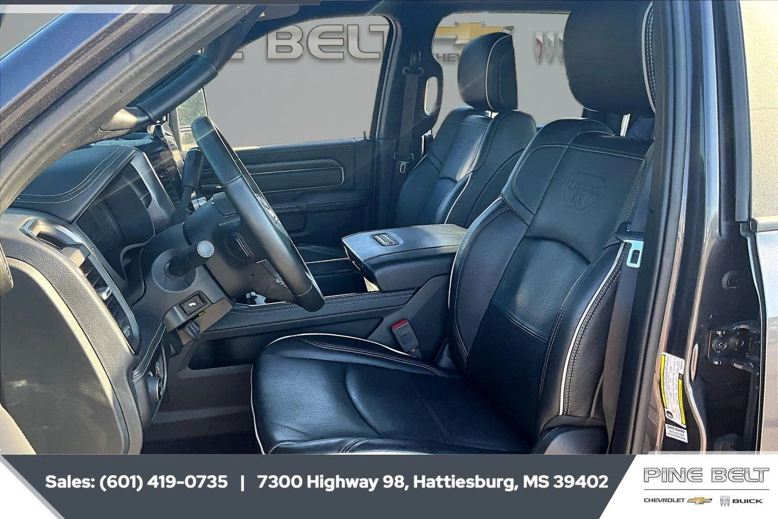 Used 2025 Granite Crystal Metallic Clearcoat Ram Rebel image 19