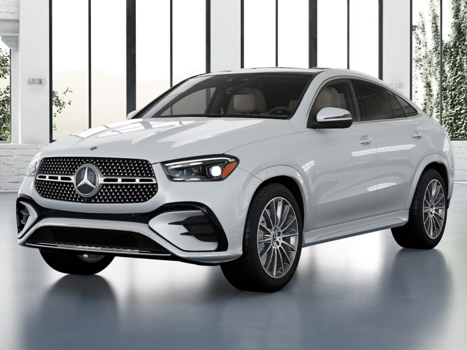 New 2026 MANUFAKTUR Moonlight White Metallic Mercedes-Benz GLE 450 Coupe image 1