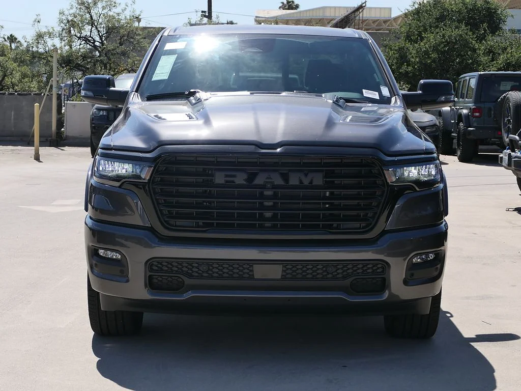 New 2026 Granite Crystal Metallic Clear Coat RAM Laramie Crew Cab 4x4 5