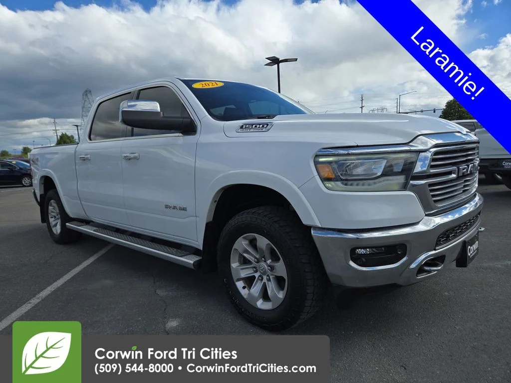 Used 2021 White Ram Laramie image 1