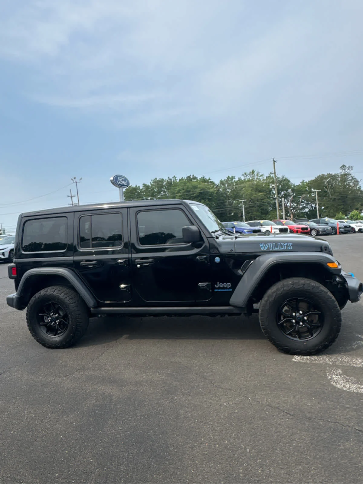 Used 2024 Black Clearcoat Jeep Willys image 6