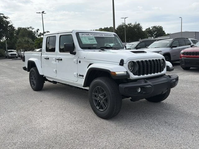 New 2026 Bright White Clear-Coat Exterior Paint Jeep Sport S image 1