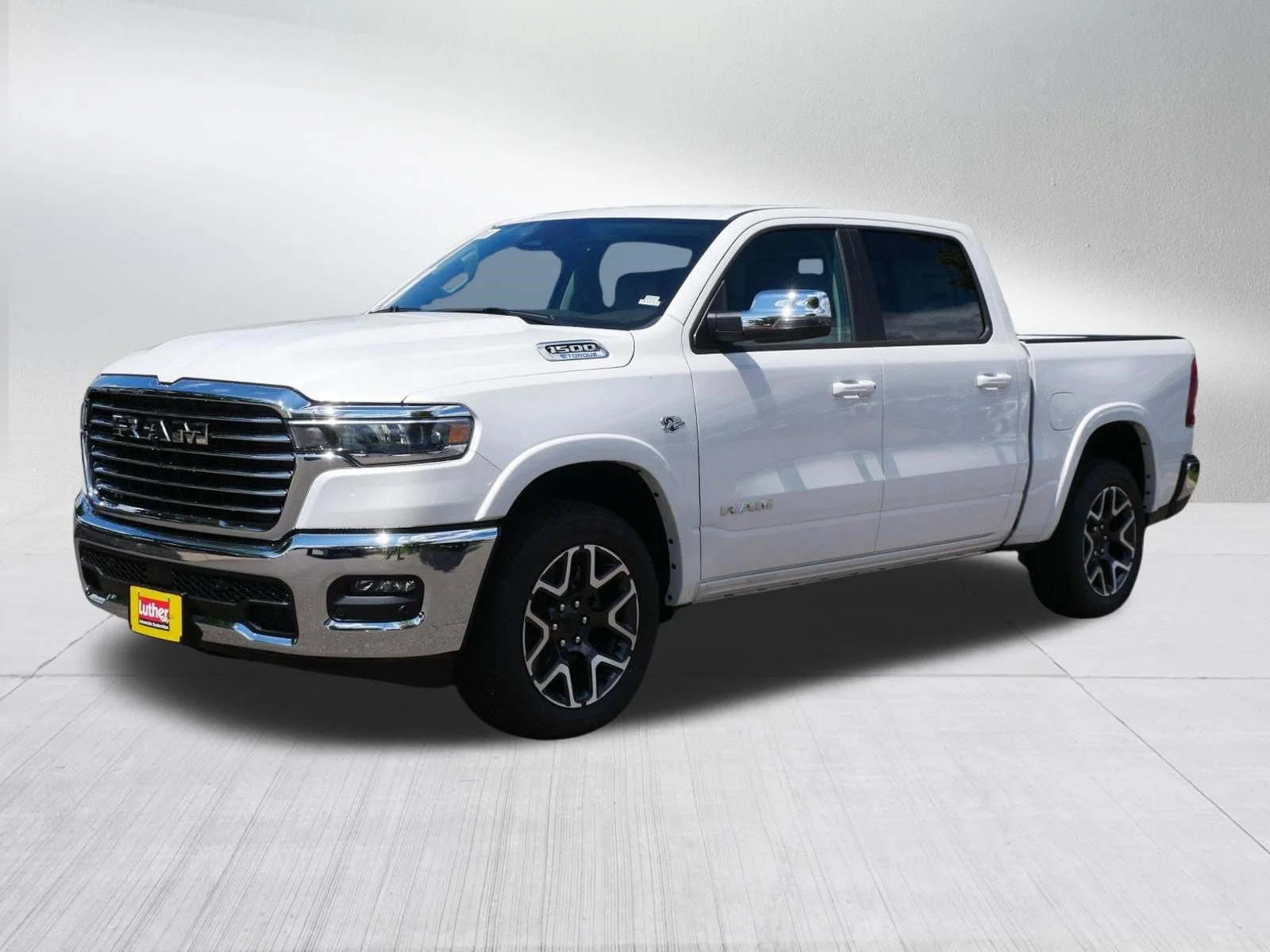 New 2026 Ivory White Tri-Coat Pearl-Coat Exterior Paint RAM Laramie image 3