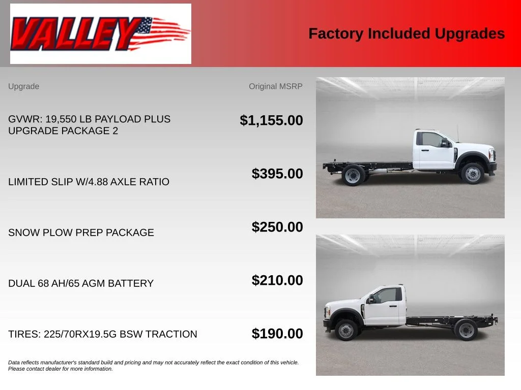 New 2025 Oxford White Ford F-550® XL image 4