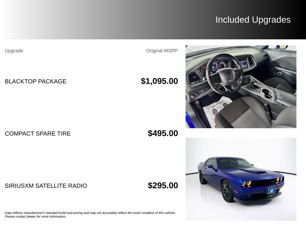 Used 2022 Indigo Blue Dodge GT image 5