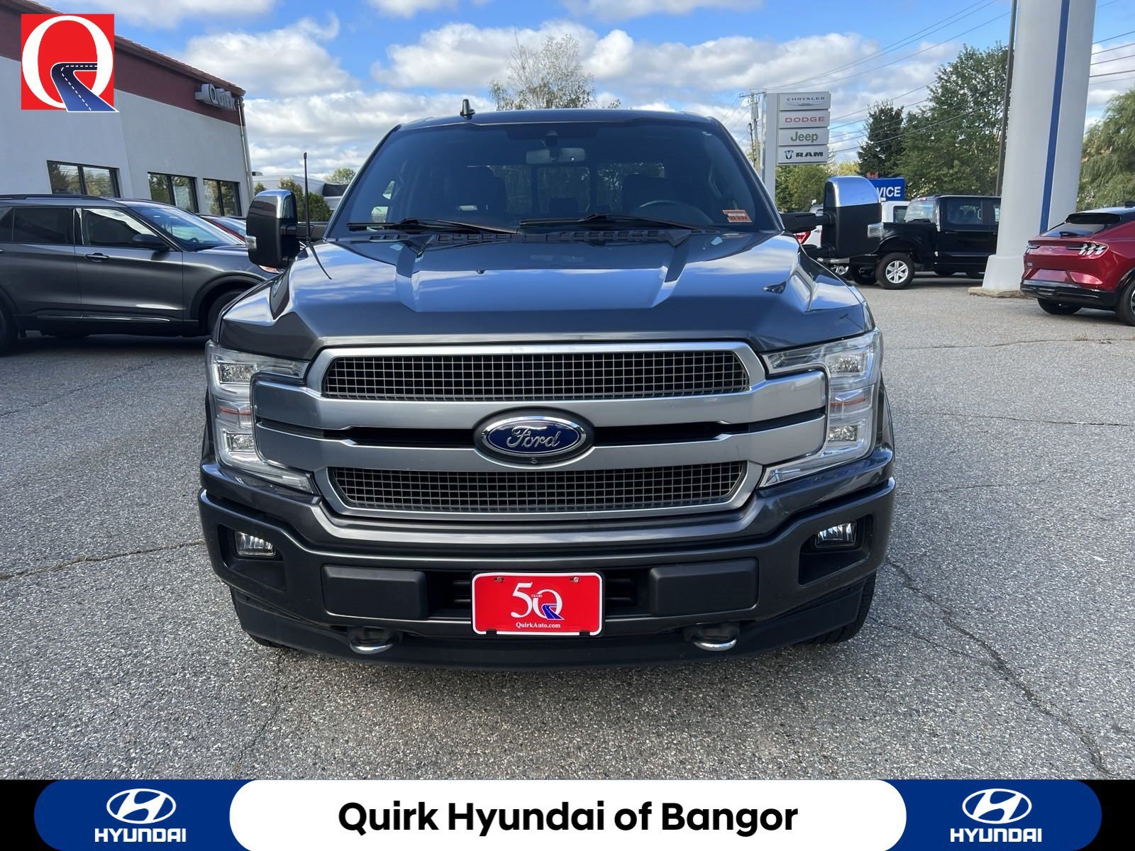 Used 2019 Gray Ford Platinum image 2