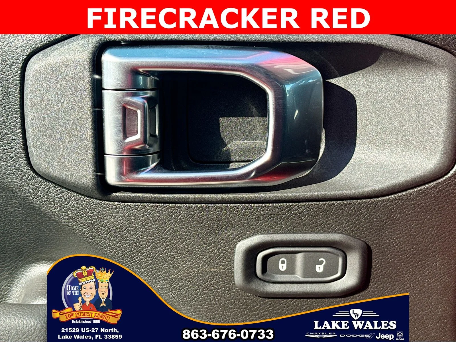 New 2026 Firecracker Red Clear-Coat Exterior Paint Jeep Sport image 16