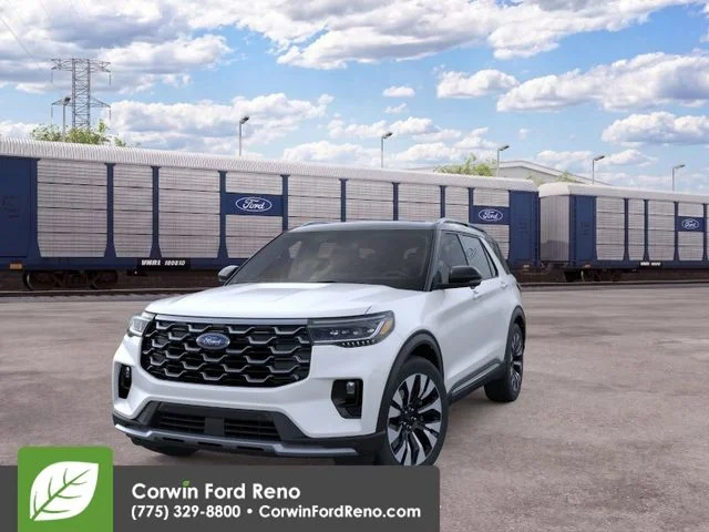 New 2026 Star White Metallic Tri-Coat Ford Platinum image 2