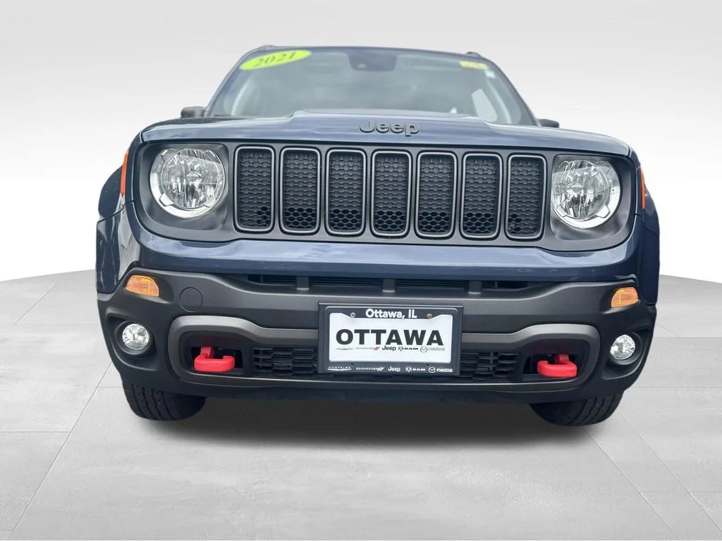 Used 2021 Blue Jeep Trailhawk image 2