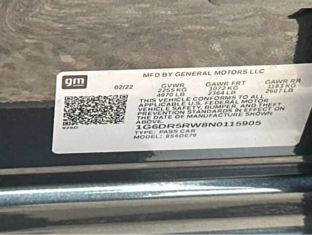 Certified Used 2022 Shadow Metallic Cadillac V-Series image 36