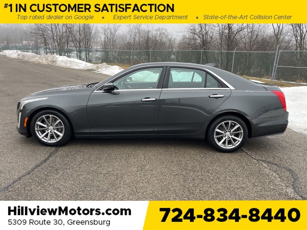 Certified 2017 Cadillac CTS Sedan Luxury with VIN 1G6AX5SX3H0161531 for sale in Greensburg, PA